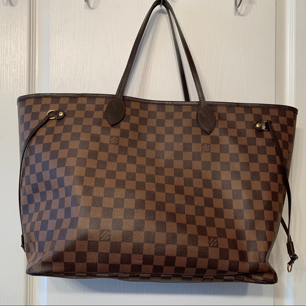 BIGGEST SIZE Neverfull GM Damier Ebene